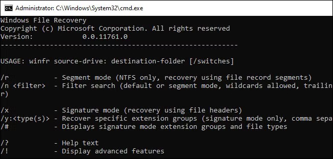 Command Prompt window